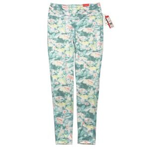 Zelos Leggings Women's 1X NWT Aqua Swirl Active Pants Discontinued Rare